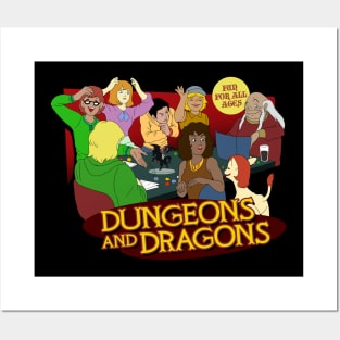 Dungeons and Dragons - Fun for all the Family! Posters and Art